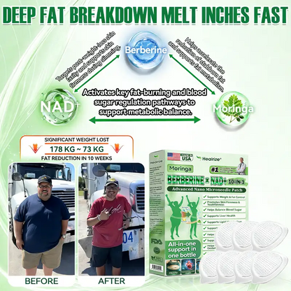 🔥🇺🇸 𝐎𝐟𝐟𝐢𝐜𝐢𝐚𝐥 𝐔𝐒 𝐒𝐭𝐨𝐫𝐞 | 🧑‍⚕️🩺 𝐇𝐞𝐚𝐥𝐫𝐢𝐳𝐞® Moringa · Berberine × NAD+ 𝟏𝟎-𝐢𝐧-𝟏 𝐀𝐝𝐯𝐚𝐧𝐜𝐞𝐝 𝐍𝐚𝐧𝐨 𝐌𝐢𝐜𝐫𝐨𝐧𝐞𝐞𝐝𝐥𝐞 𝐏𝐚𝐭𝐜𝐡 — 𝐎𝐧𝐜𝐞 𝐃𝐚𝐢𝐥𝐲, 𝐕𝐢𝐬𝐢𝐛𝐥𝐞 𝐑𝐞𝐬𝐮𝐥𝐭𝐬 𝐢𝐧 𝟕 𝐃𝐚𝐲𝐬