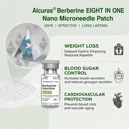 🔥Alcuras™ Moringa × Berberine × AMPK 8-Benefit Slimming & Metabolic Nano Microneedle Patch 🇺🇸 Just once a day · Visible changes in 7 days ✅ For obesity, loose skin, diabetes, sleep apnea, joint issues, and more