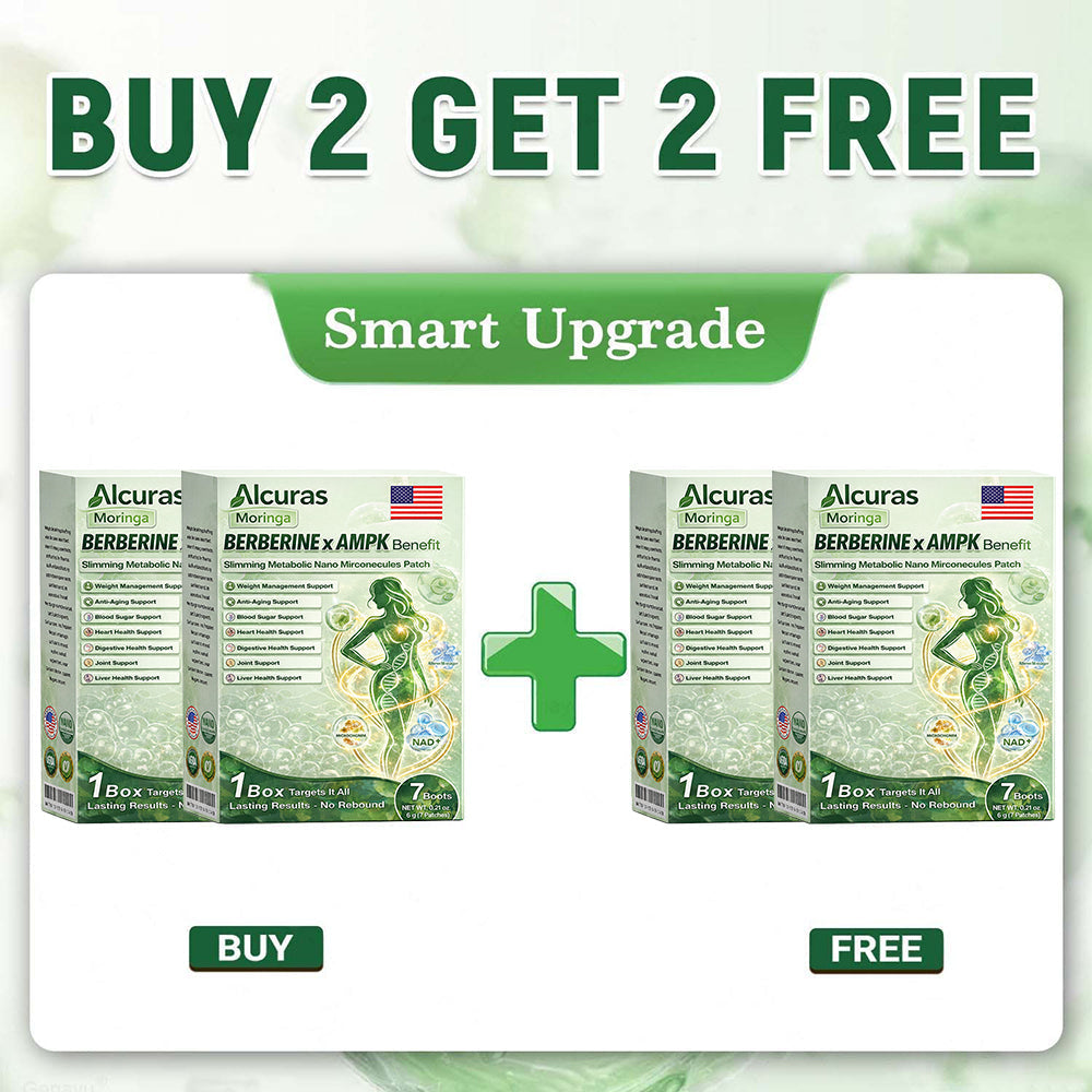 🔥Alcuras™ Moringa × Berberine × AMPK 8-Benefit Slimming & Metabolic Nano Microneedle Patch 🇺🇸 Just once a day · Visible changes in 7 days ✅ For obesity, loose skin, diabetes, sleep apnea, joint issues, and more