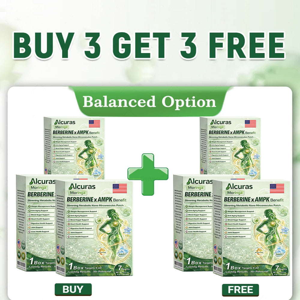 🔥Alcuras™ Moringa × Berberine × AMPK 8-Benefit Slimming & Metabolic Nano Microneedle Patch 🇺🇸 Just once a day · Visible changes in 7 days ✅ For obesity, loose skin, diabetes, sleep apnea, joint issues, and more