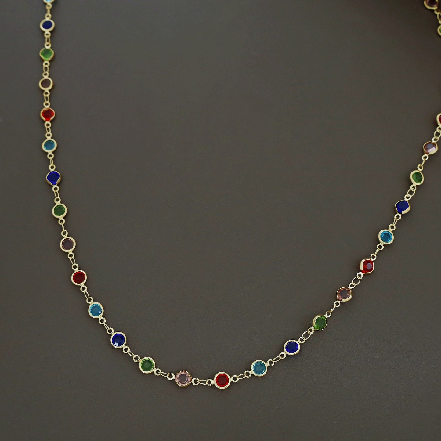 Multicolour Long Neckpiece