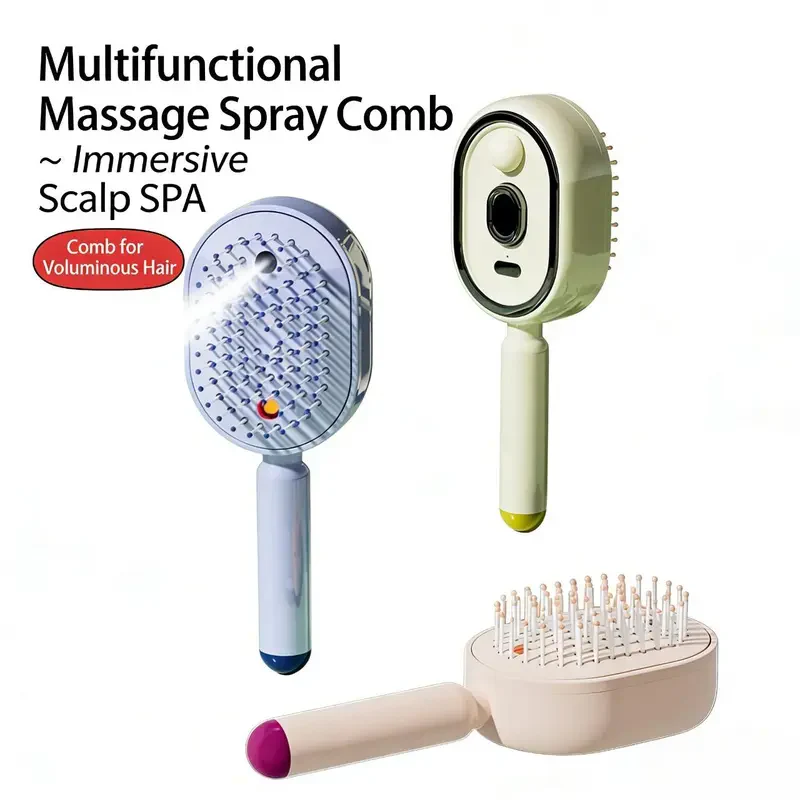 🪮Last Day 50% OFF🔥Electric Spray Air Cushion Massage Comb - Finds🔥