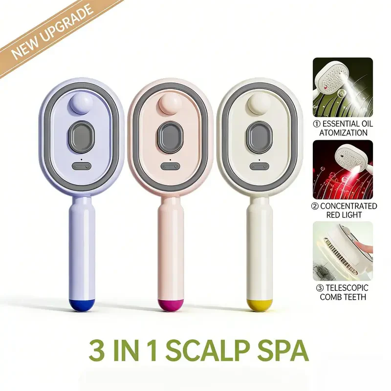🪮Last Day 50% OFF🔥Electric Spray Air Cushion Massage Comb - Finds🔥